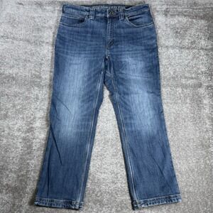 Duluth Jeans Mens 36x30 Ballroom Double Flex Standard Fit Flannel Lined Workwear
